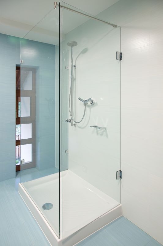 Sleek Shower with Frameless Glass